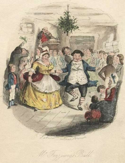 The original John artwork for Dickens' 'A Christmas Carol'